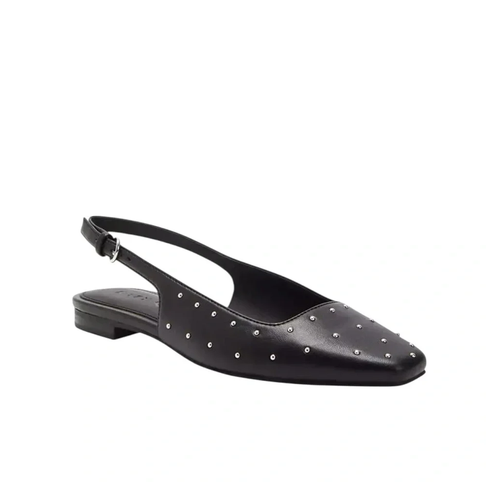 NWT Katy Perry‎ Black Studded Mules size 10M